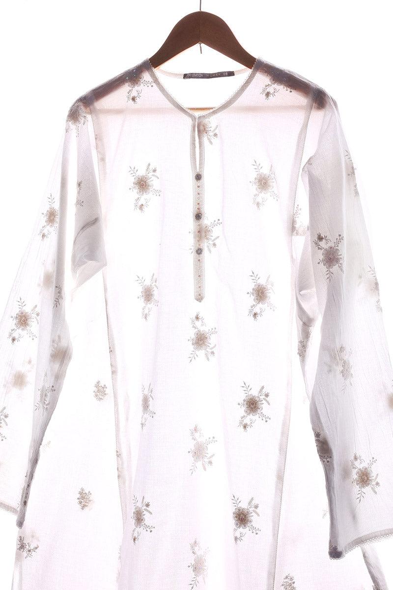 Generation - 1 Piece - Baagh Kurta - White - Lawn