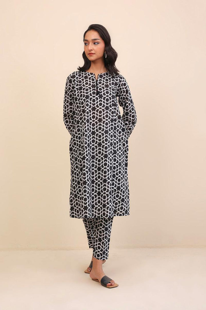 Generation - 2-Piece Geometric Set - Black - Lawn