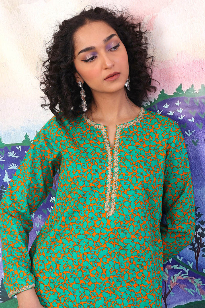 Generation - 2- Piece Gulab Sitaab - Mango Yellow - Lawn