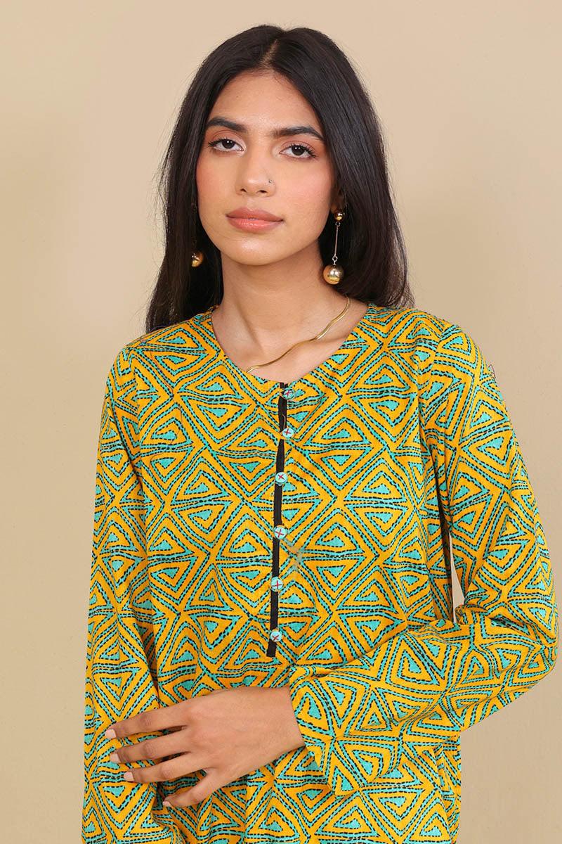Generation - 2- Piece Kaantha - Yellow - Lawn