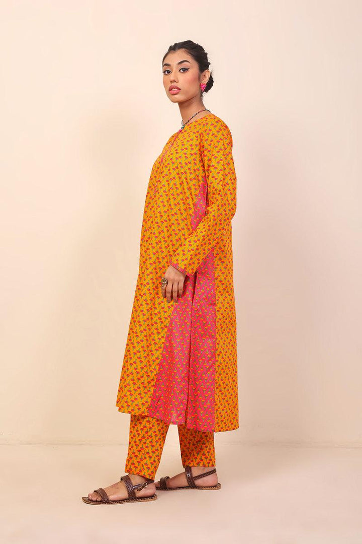 Generation - 2-Piece Kapaas Set - Mango Yellow - Lawn