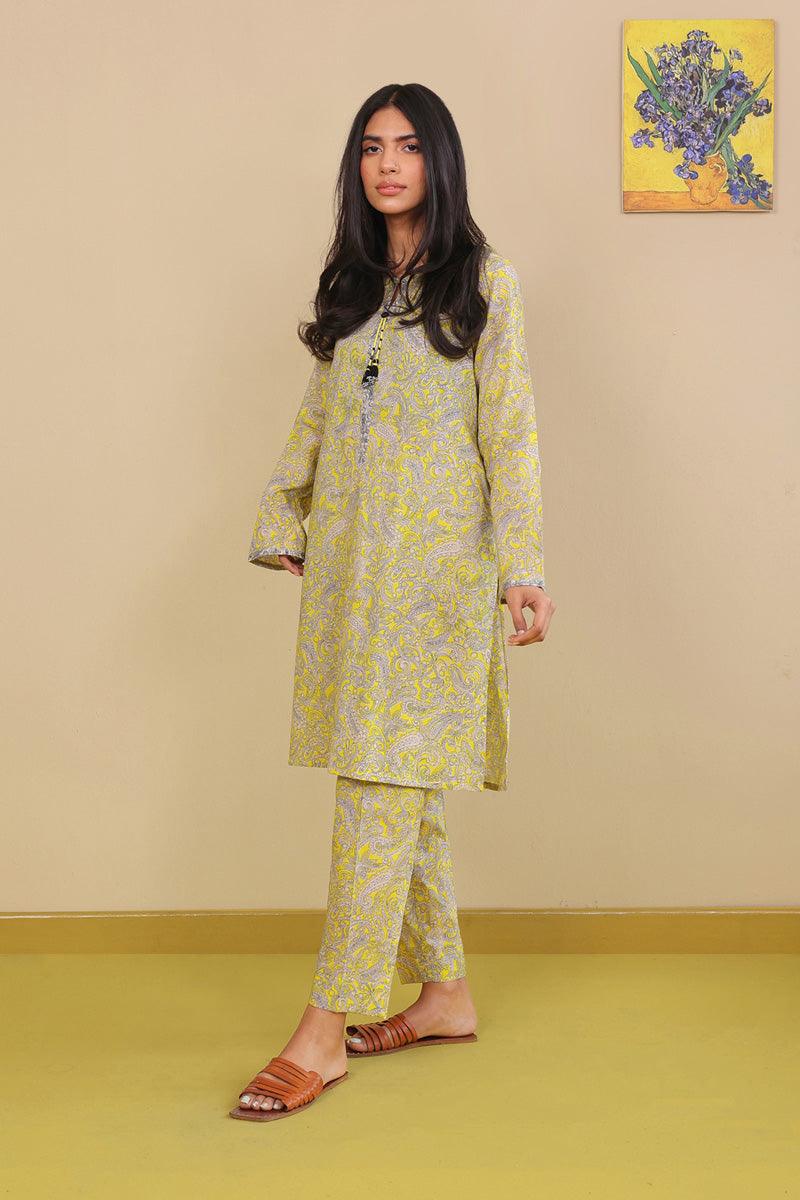 Generation - 2-Piece Keral Set - Mustard - Voile
