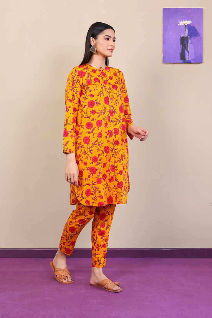 Generation - 2-Piece Marigold Co-ord - Orange - Voile