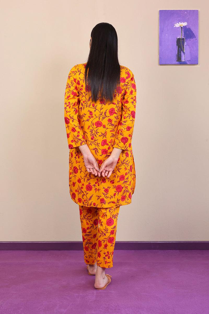 Generation - 2-Piece Marigold Co-ord - Orange - Voile