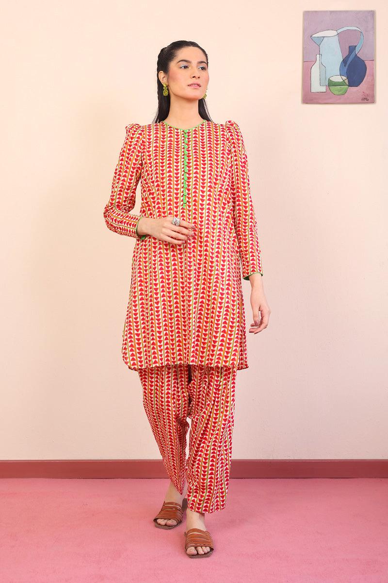 Generation - 2- Piece Tales of The Tribe - Pink - Lawn