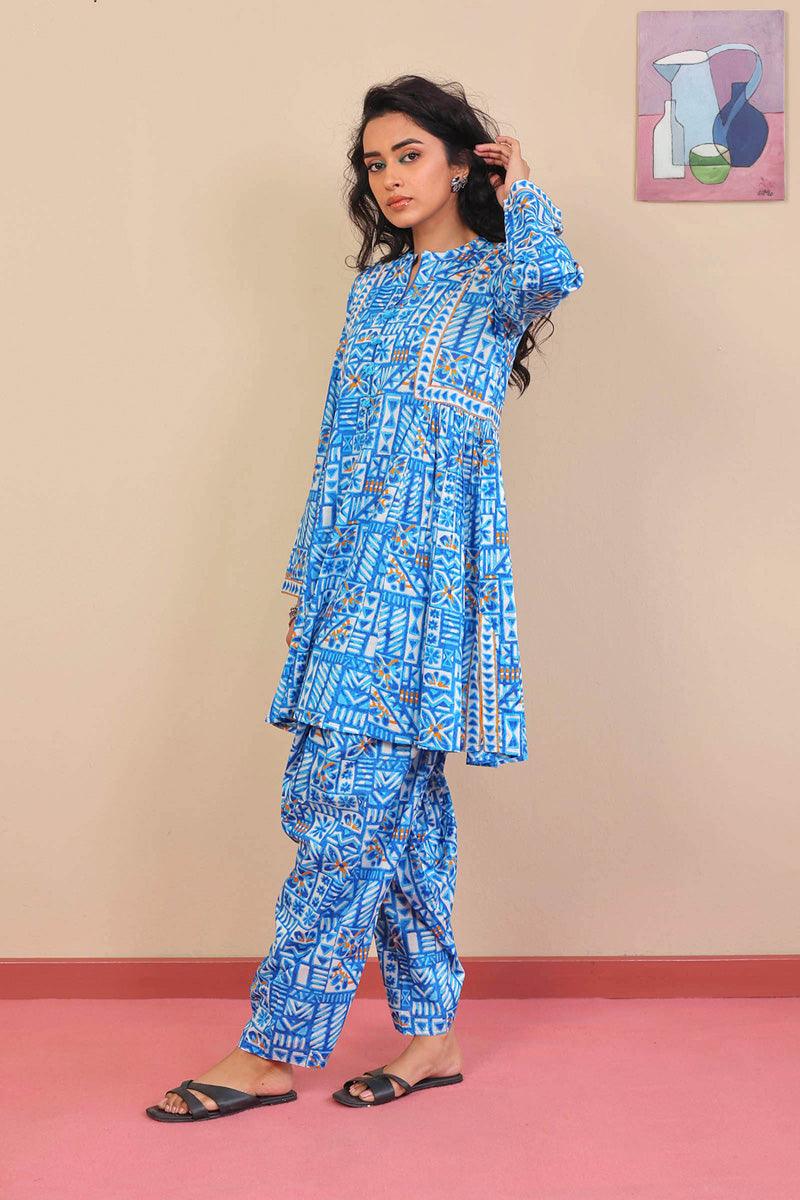 Generation - 2-Piece Tales of The Tribe Set - Blue - Voile