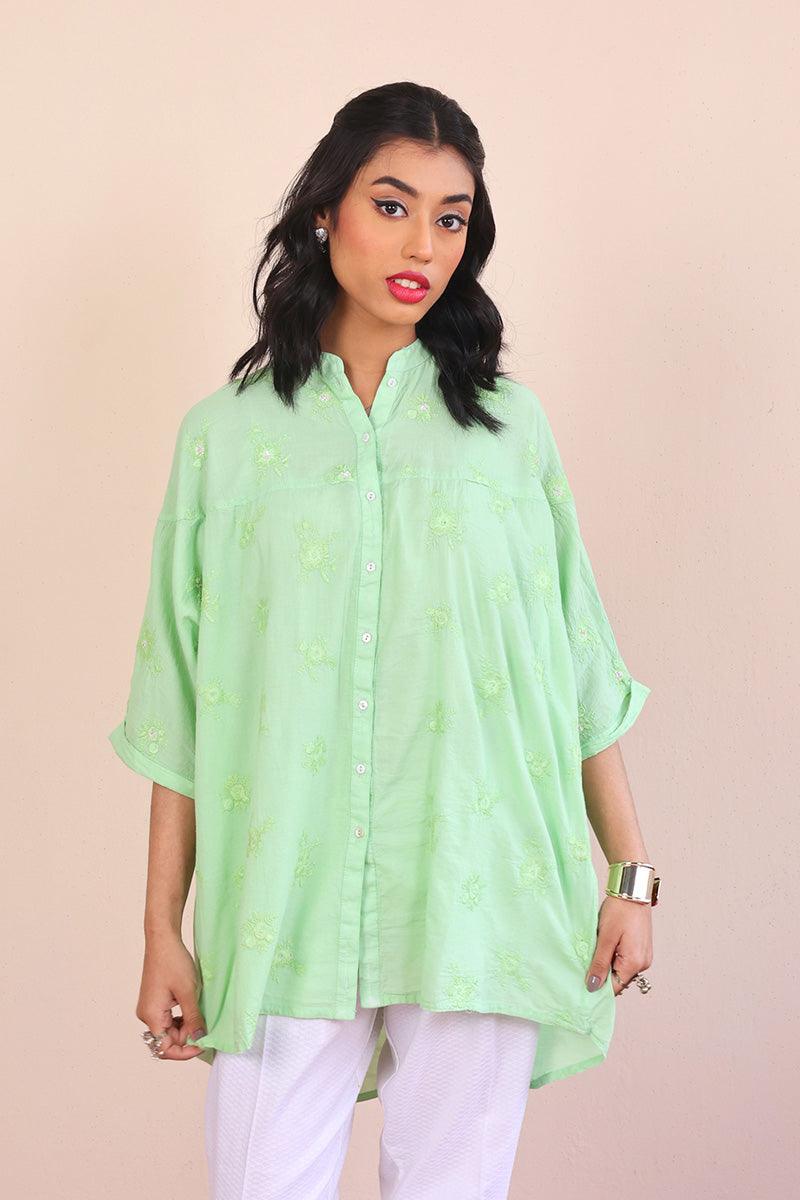 Generation - Baagh Top - 1 Piece - Green - Lawn