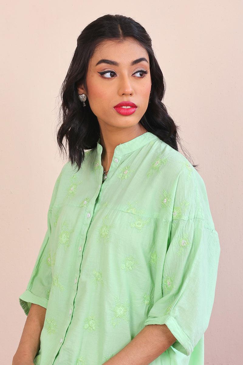 Generation - Baagh Top - 1 Piece - Green - Lawn