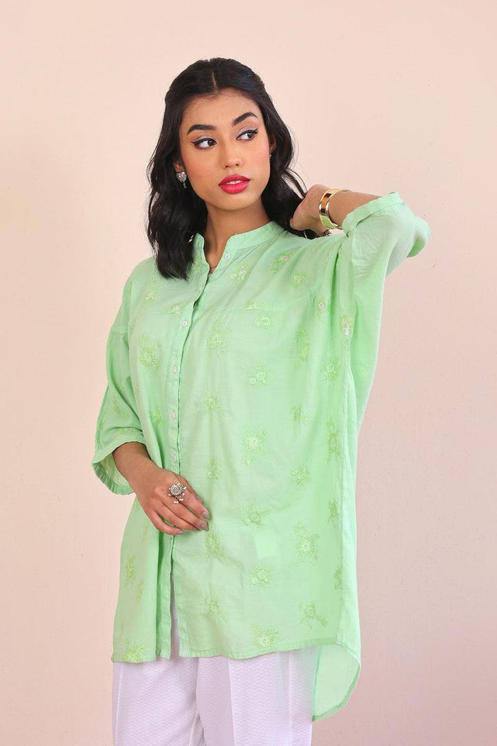 Generation - Baagh Top - 1 Piece - Green - Lawn