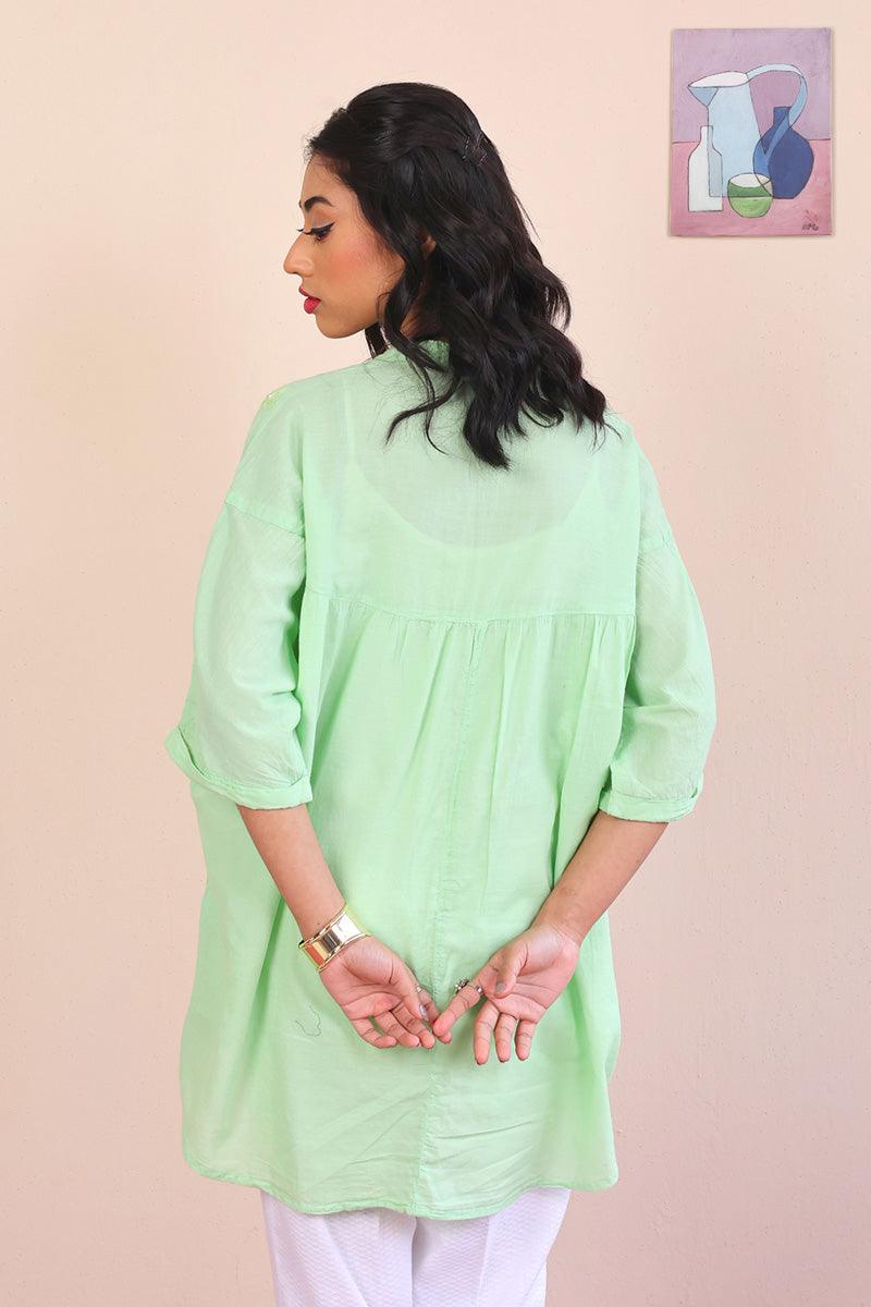 Generation - Baagh Top - 1 Piece - Green - Lawn