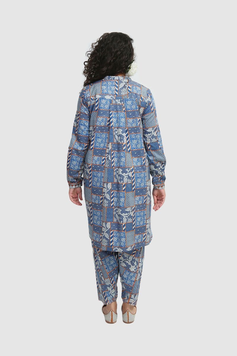 Generation - Blue Kantha Patch - 2 PC