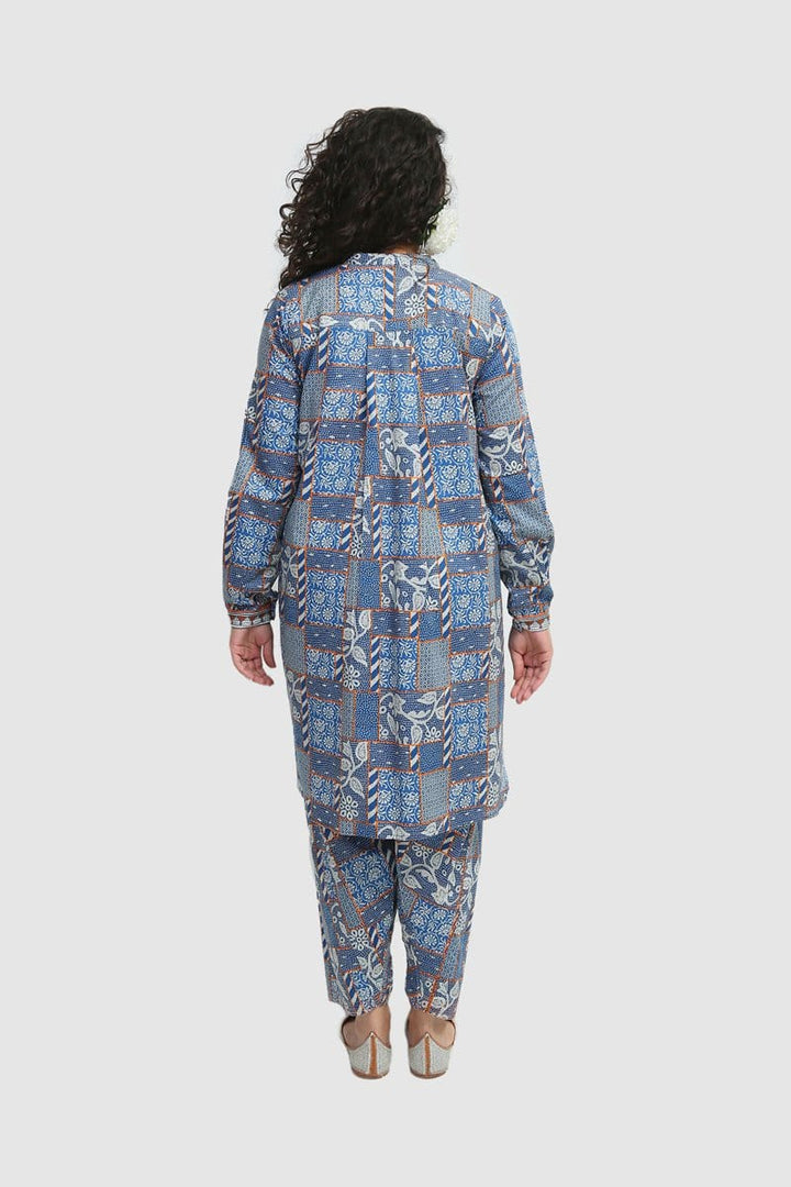 Generation - Blue Kantha Patch - 2 PC