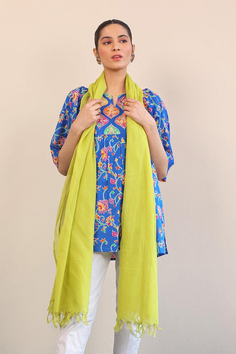 Generation - Chartreuse Dupatta - Parrot Green - 1 Piece