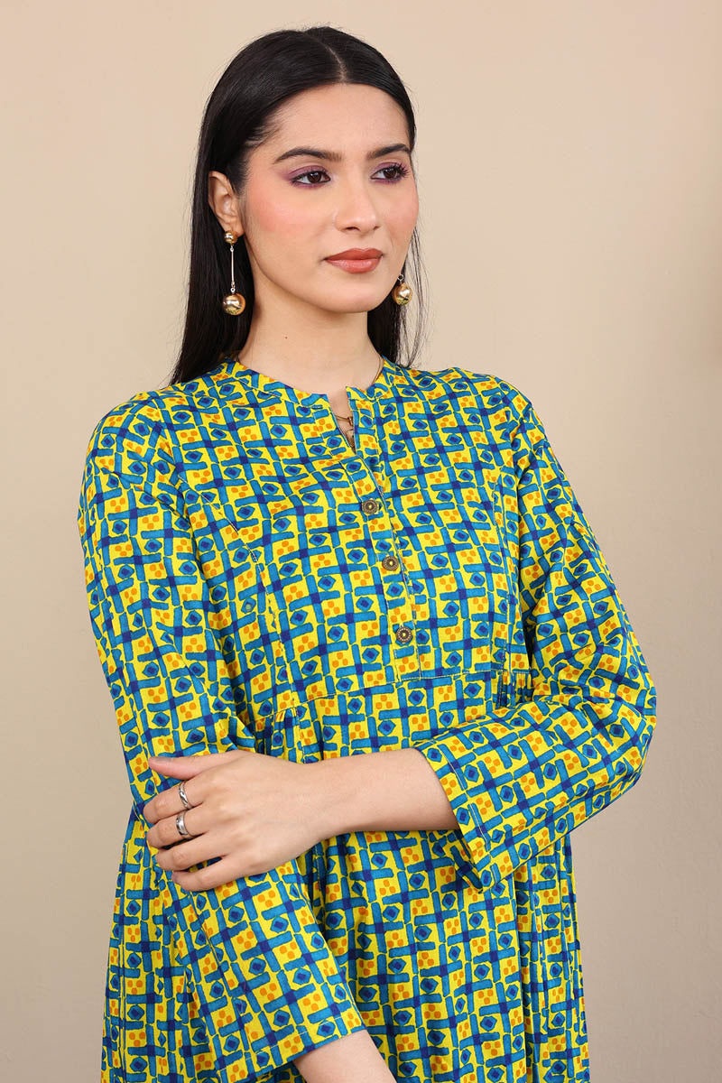 Generation - Cloves Dress - Yellow - Voile