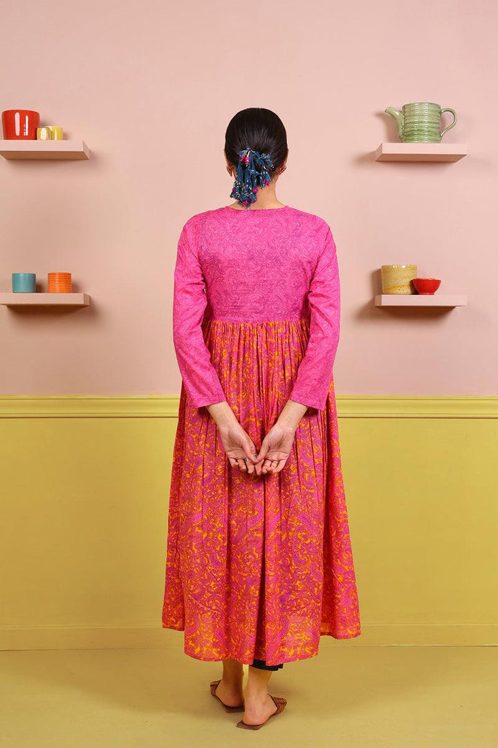 Generation - Keral Dress - Mango Yellow - Voile