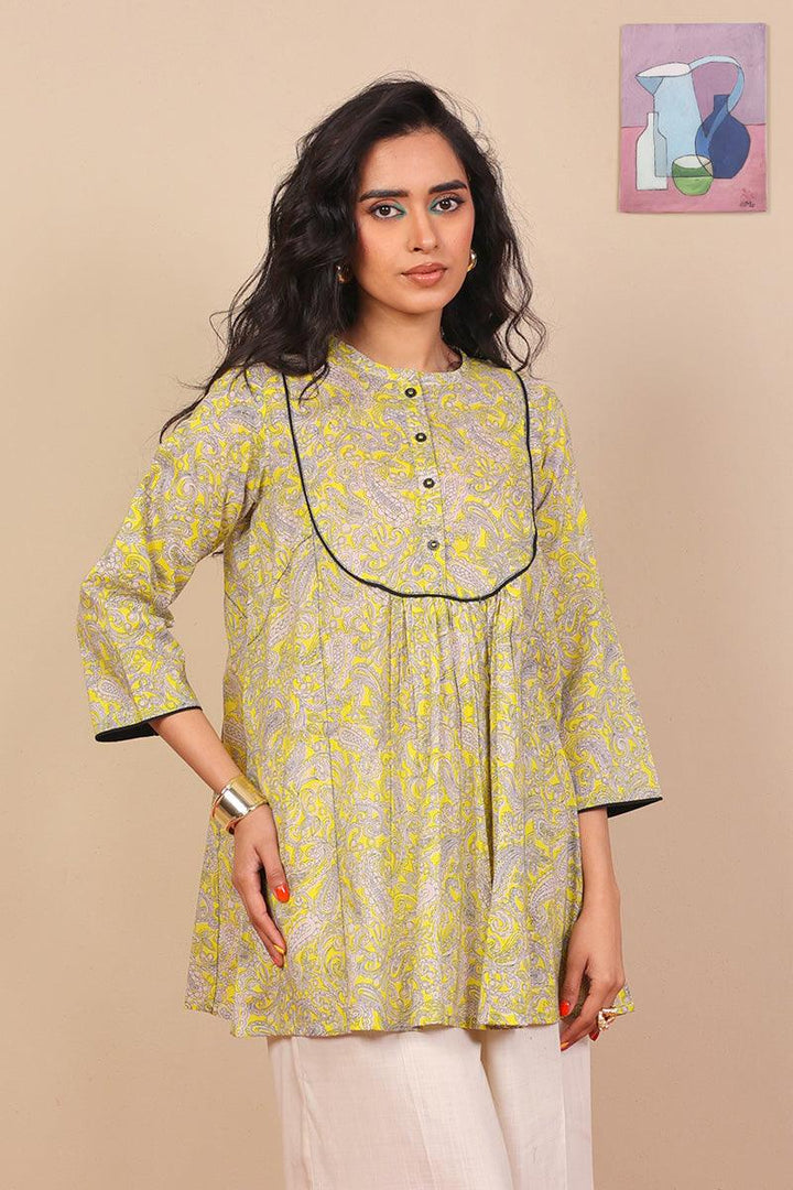 Generation - Keral Top - Green - Voile