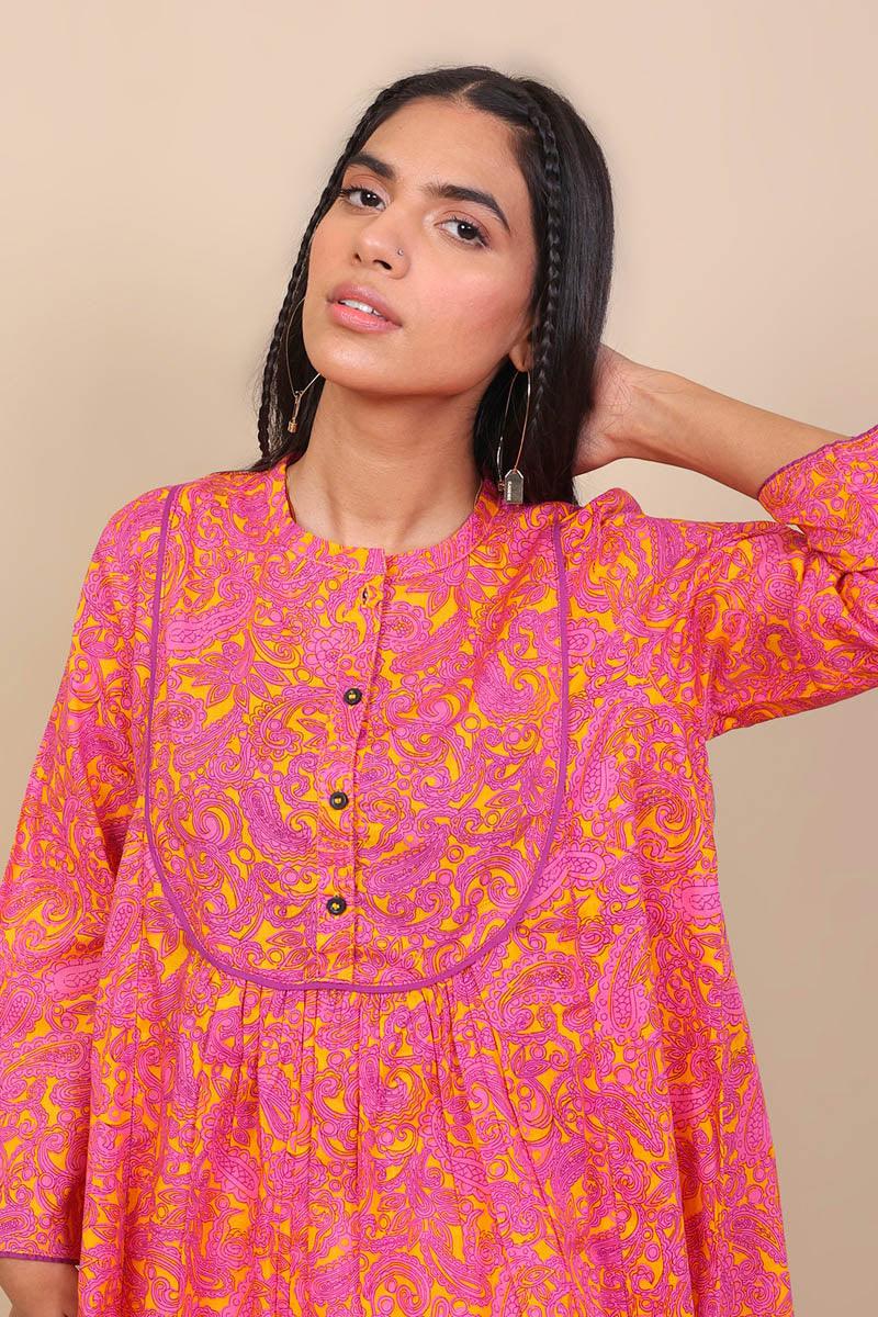 Generation - Keral Top - Yellow - Voile