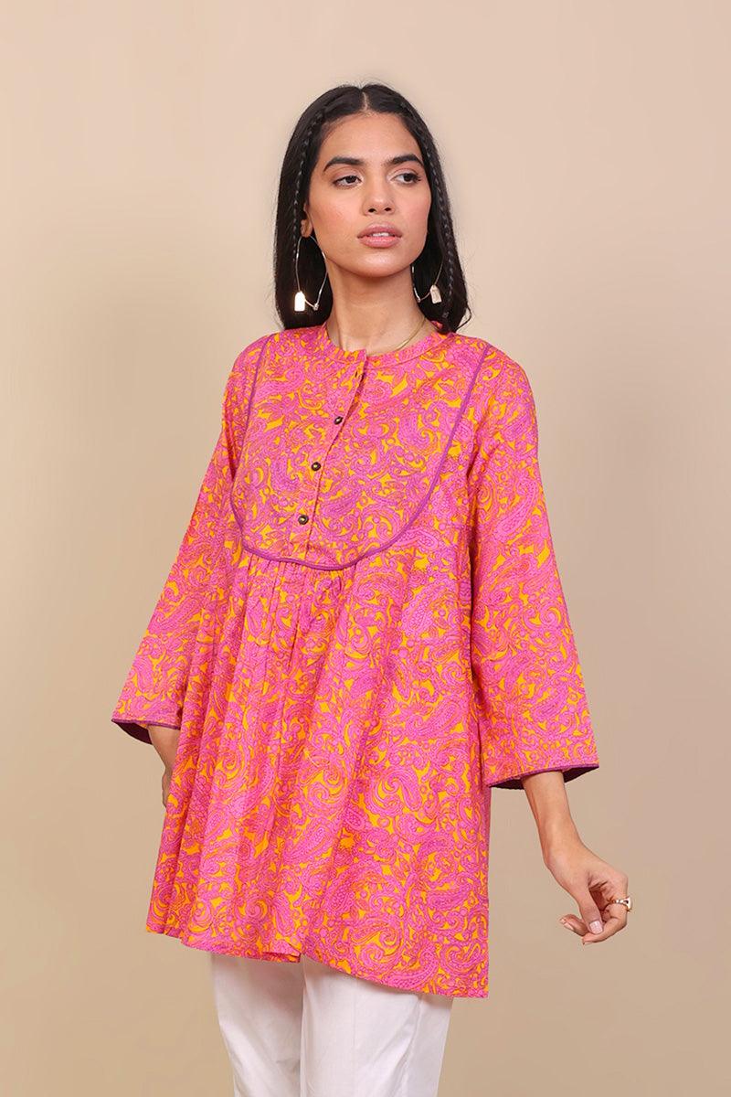 Generation - Keral Top - Yellow - Voile