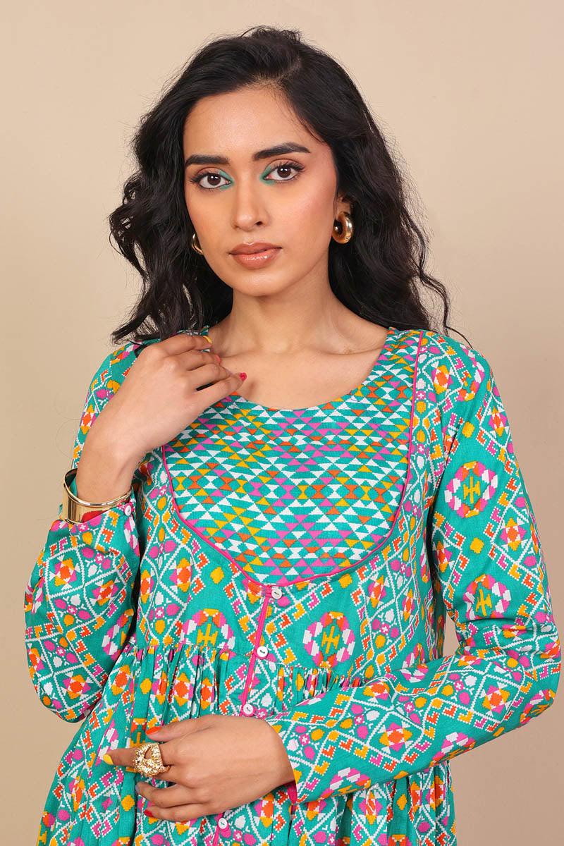 Generation - Marrakesh Dress - Green - Voile