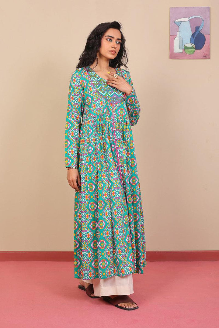 Generation - Marrakesh Dress - Green - Voile