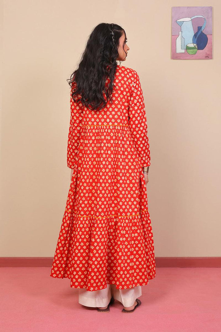 Generation - Moravian Dress - Red - Voile