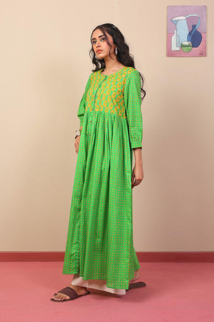 Generation - Saaya Dress - Green - Voile