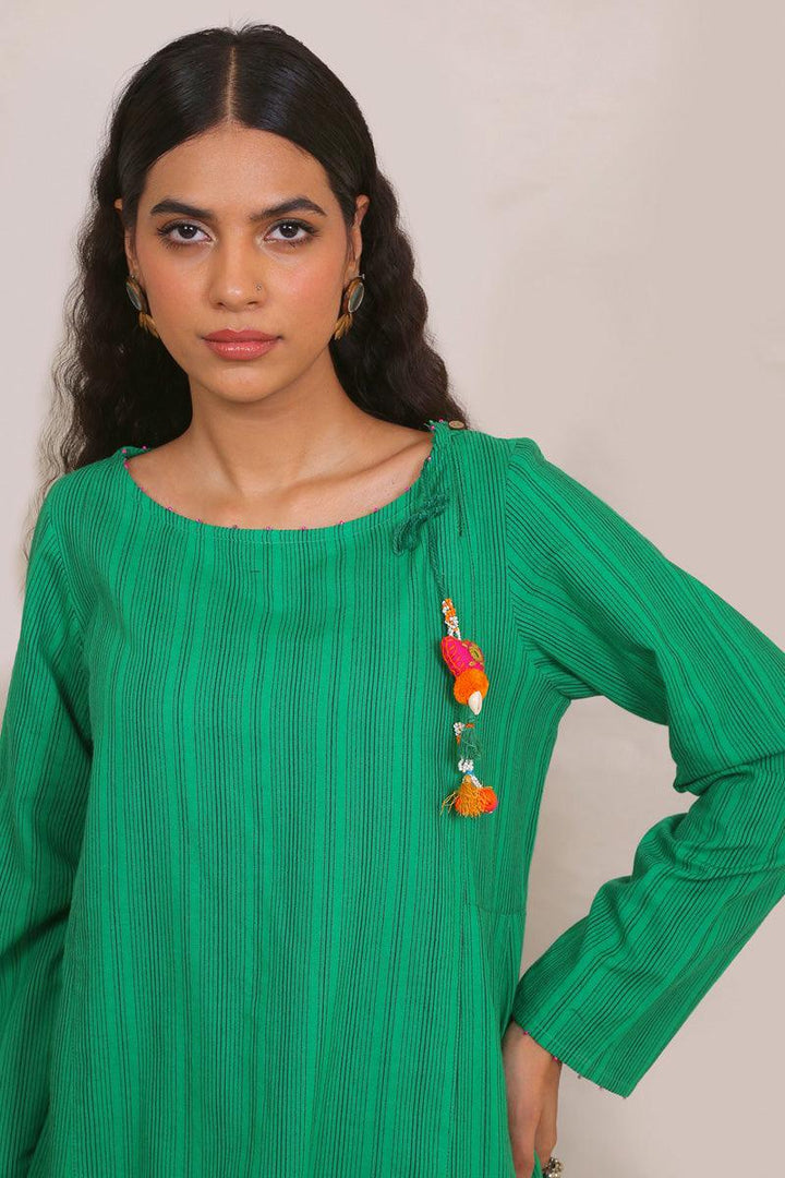 Generation - Suit Balochi Kaleidscope Collection - Green
