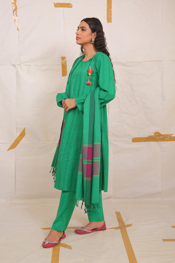 Generation - Suit Balochi Kaleidscope Collection - Green