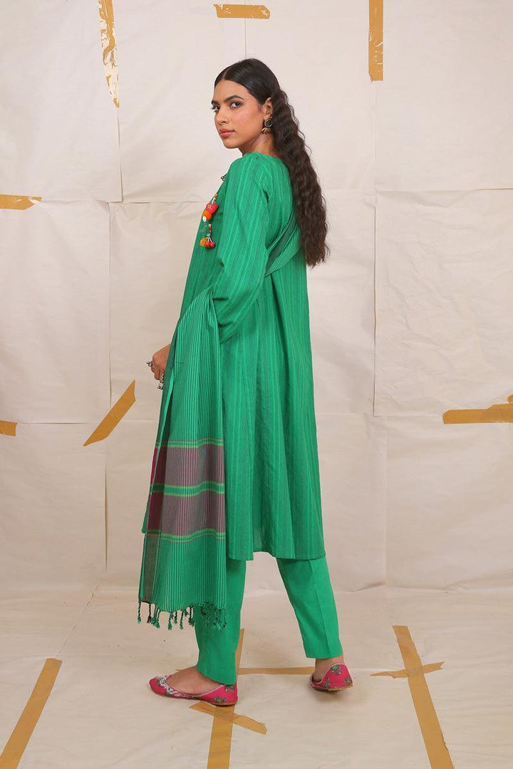 Generation - Suit Balochi Kaleidscope Collection - Green