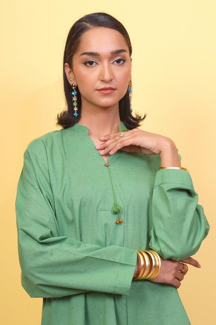 Gneration - Eden 2 Piece Set - Khaddar - Green
