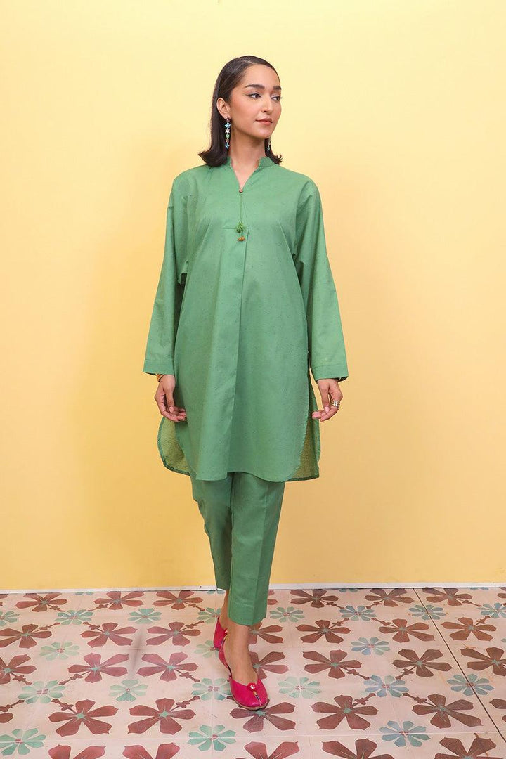 Gneration - Eden 2 Piece Set - Khaddar - Green