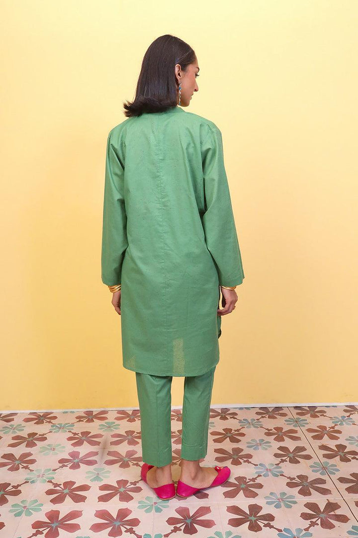 Gneration - Eden 2 Piece Set - Khaddar - Green