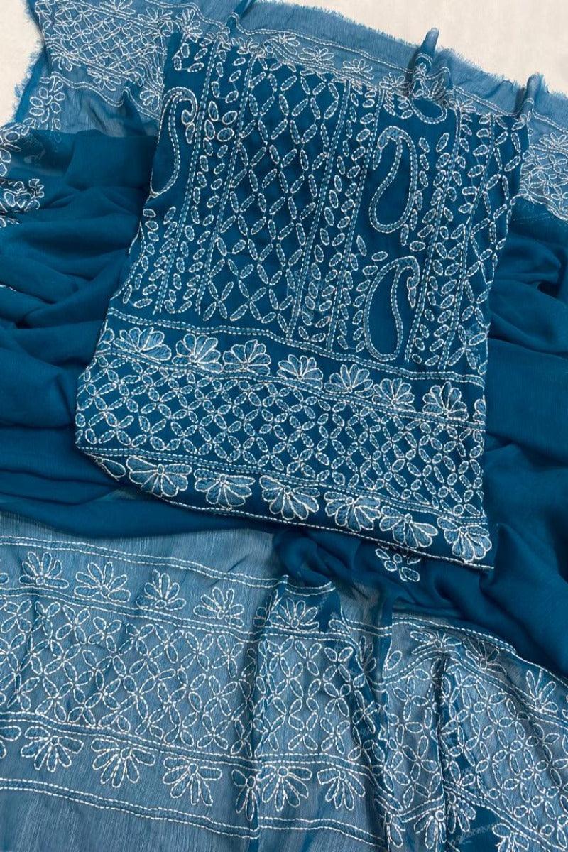 Design by Amina - Handmade Heavy Chikan Kari - Studio by TCS