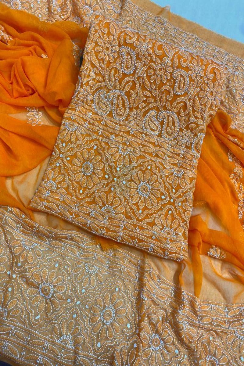 Design by Amina - Handmade Heavy Chikan Kari - Studio by TCS