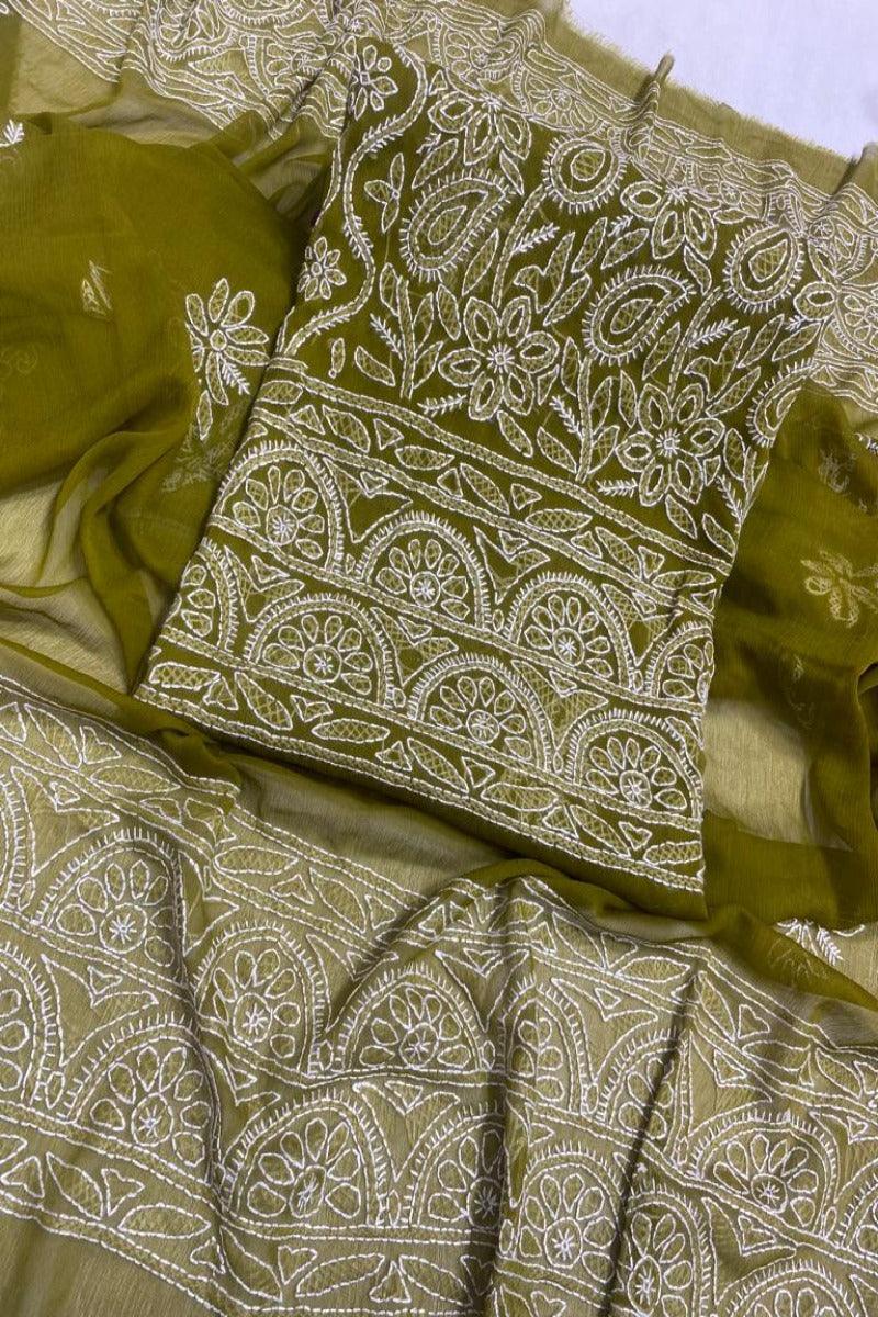 Design by Amina - Handmade Heavy Chikan Kari - Studio by TCS