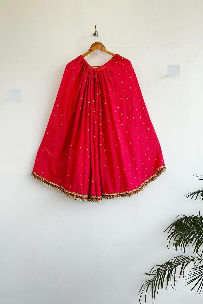 Pinktree - Vibrant Pink Culottes with Sequins Work - Studio by TCS