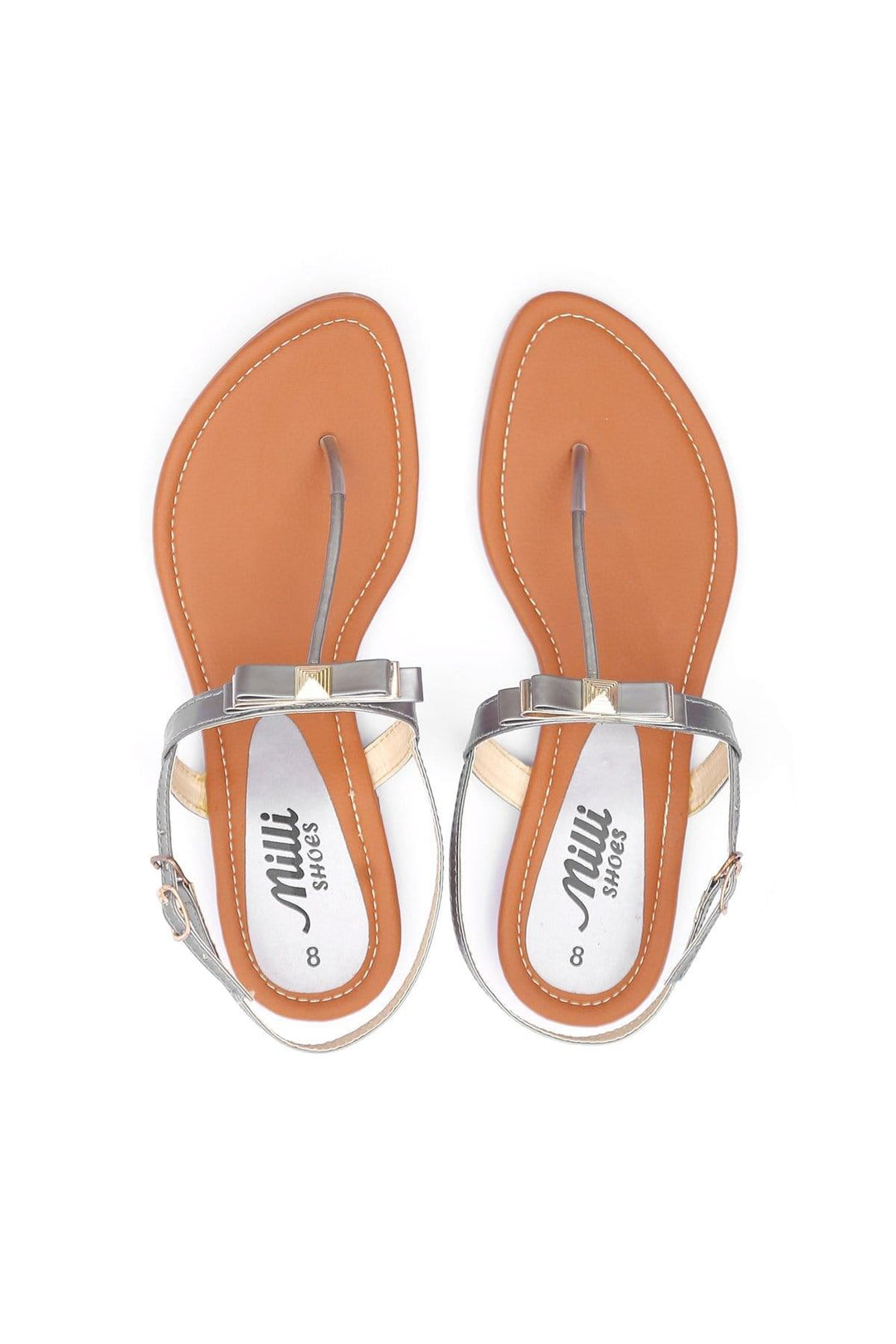 Milli Shoes - Grey Sandals - 3109