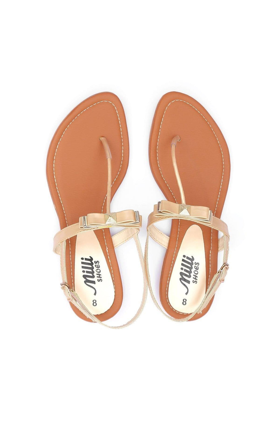 Milli Shoes - Fawn Gold Sandals - 3109