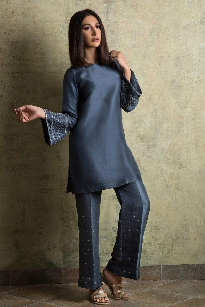 Yasmin Zaman E75 Raw Silk 3 Piece Studio by TCS