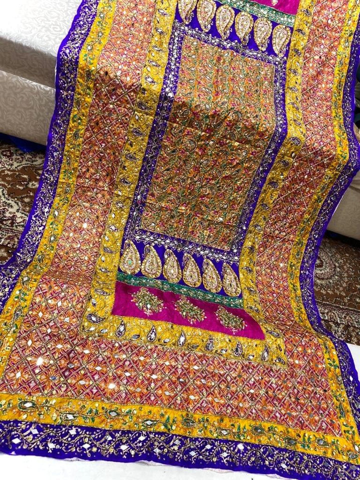 Design by Amina - Heavywork Embroidered Dupatta - 5 - Studio by TCS