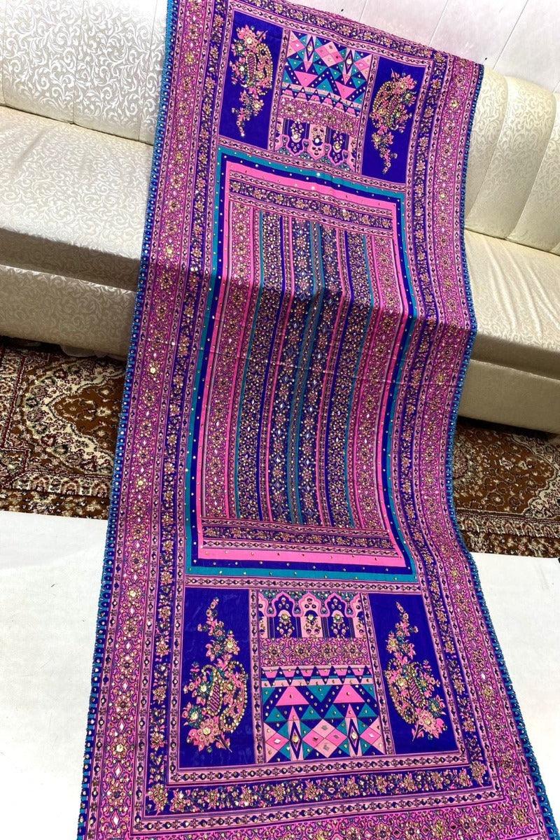Design by Amina - Heavywork Embroidered Dupatta - 1 - Studio by TCS