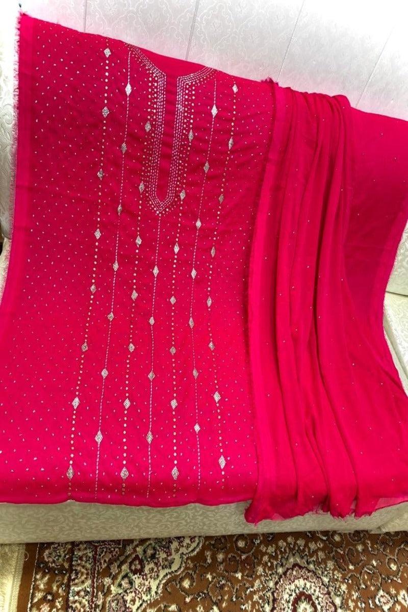 Design by Amina - Chiffon Mukesh Handwork 2pc - 21 - Studio by TCS