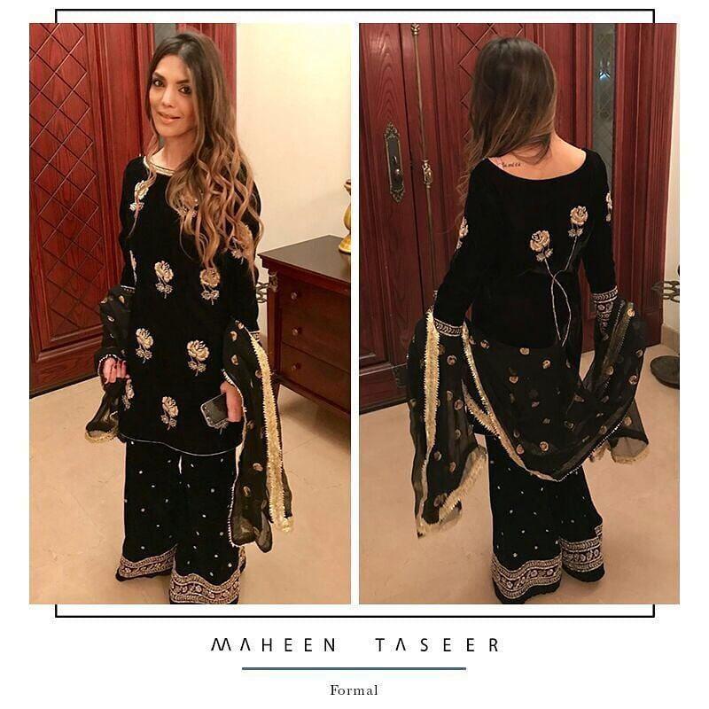 Irum Ghani Trends - Black Velvet Formal