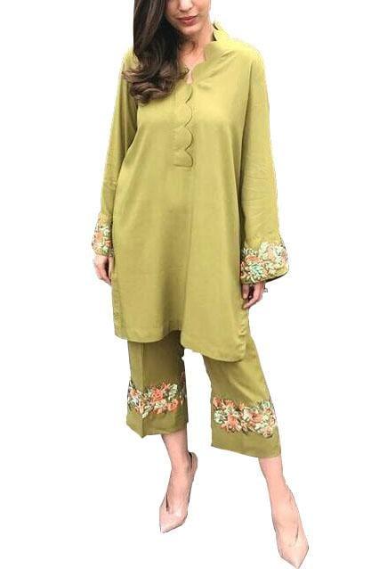 Irum Ghani Trends - Multi Embroidered suit