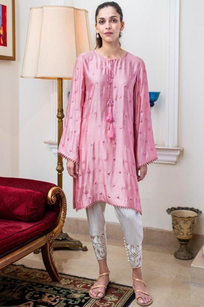 Irum Ghani Trends - Pink Blush - 2 Piece - Organza