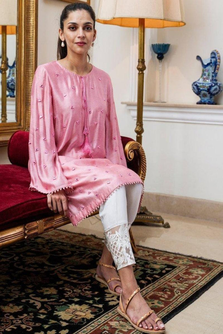 Irum Ghani Trends - Pink Blush - 2 Piece - Organza