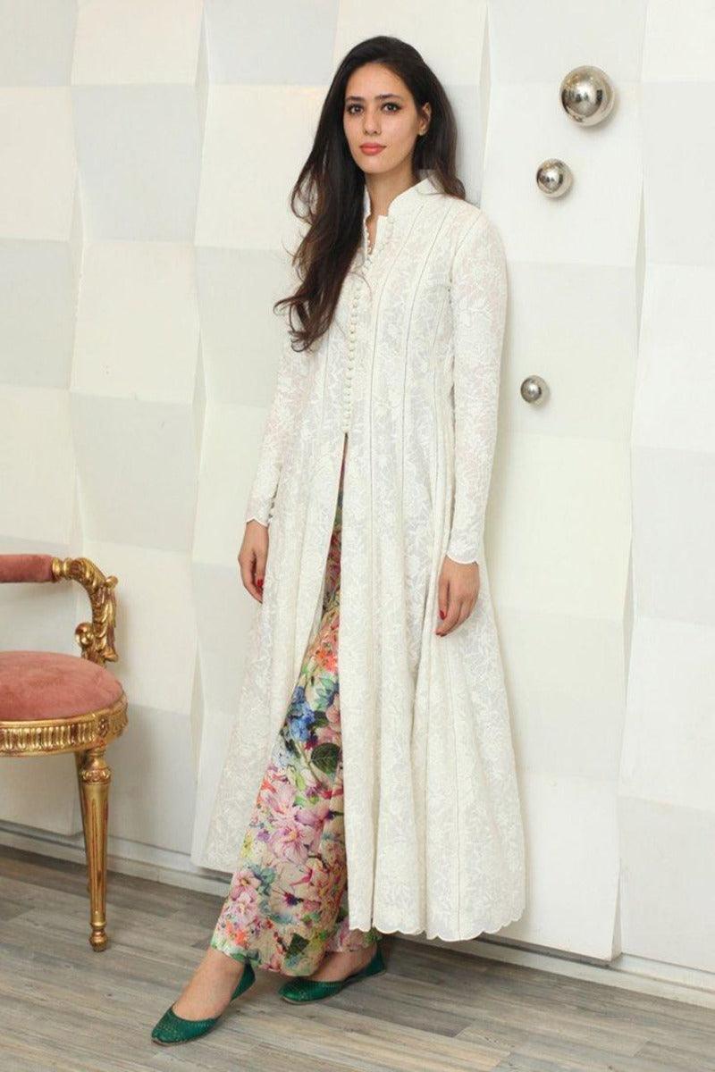 Irum Ghani Trends - Wisteria - White - 2 Piece - Cotton