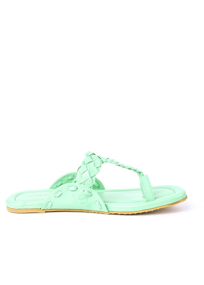 JootiShooti - Chunky Braided Kohla Mint Green