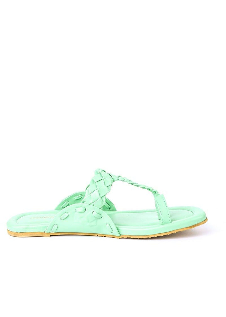 JootiShooti - Chunky Braided Kohla Mint Green