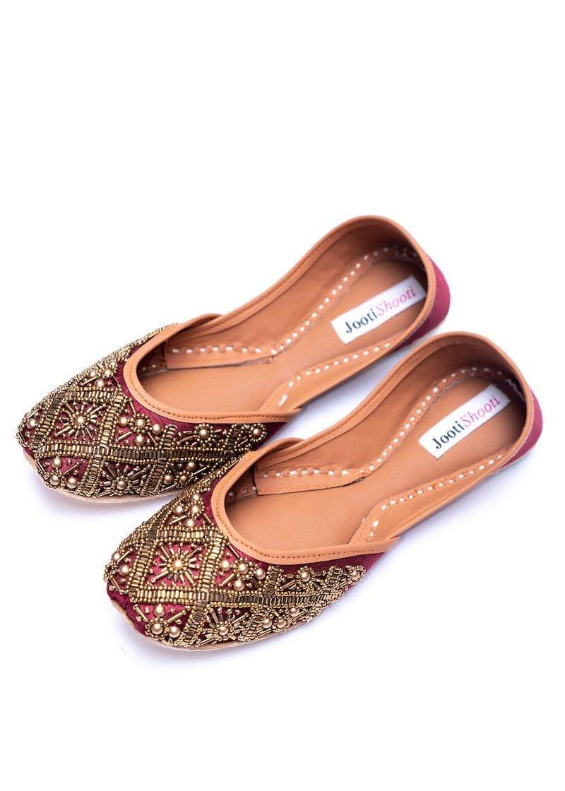 JootiShooti - Egyptian Gold in Maroon